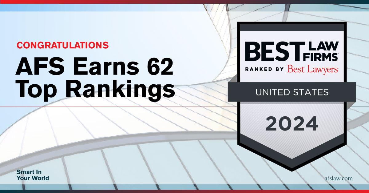 ArentFox Schiff Earns 62 Top “Best Law Firms” Rankings ArentFox Schiff